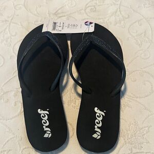 REEF Women's Star Cushion Sparkly Thong Flip-Flop Style Sandal - Sz Med 8-9 NWT